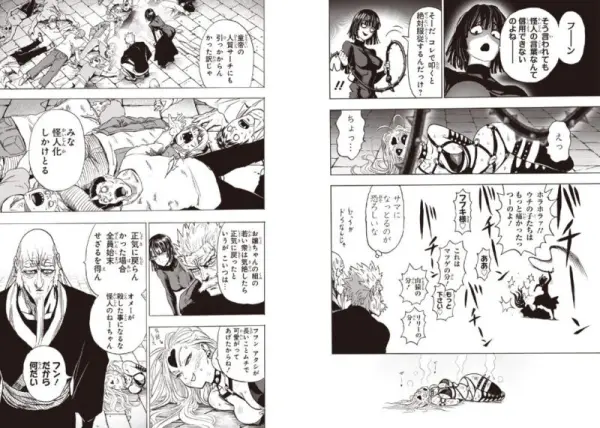 ドｓ　フブキ　　引用元：ワンパンマン　原作　one　漫画　村田雄介